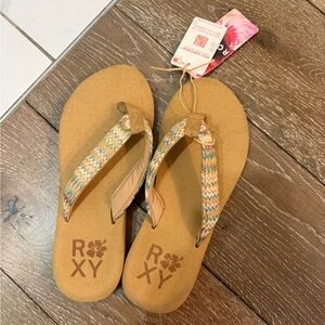 Roxy Multicolor Chevron Sandals